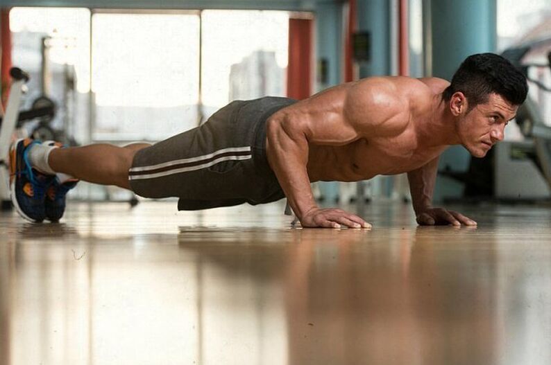 It is enough to do a few push-ups from the floor to increase libido. 