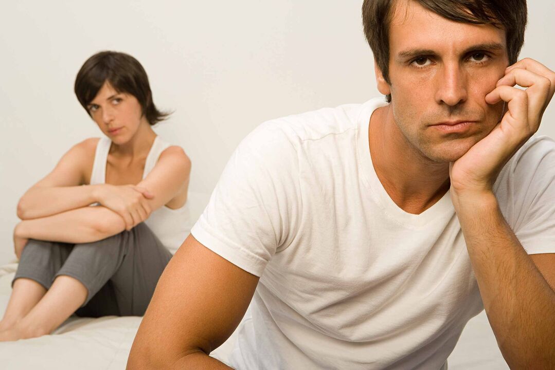 Negative factors lead to the development of impotence in men